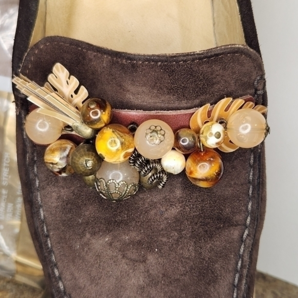 Pascucci Loafers 7.5 Fall Embellishments‎ Made in Italy